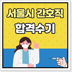 2021 서울시간호직공무원 합격수기
